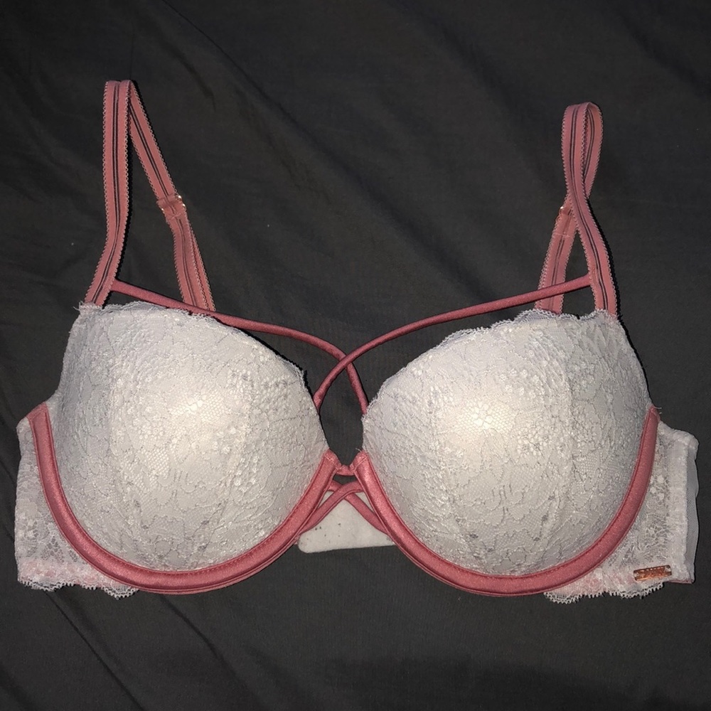 Pink bra